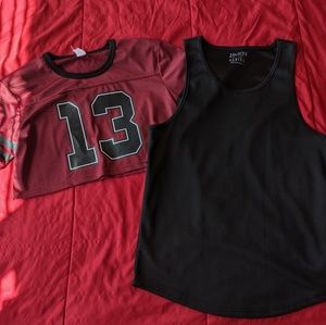 Cell Block 13 Crop Top and 21Men Tank